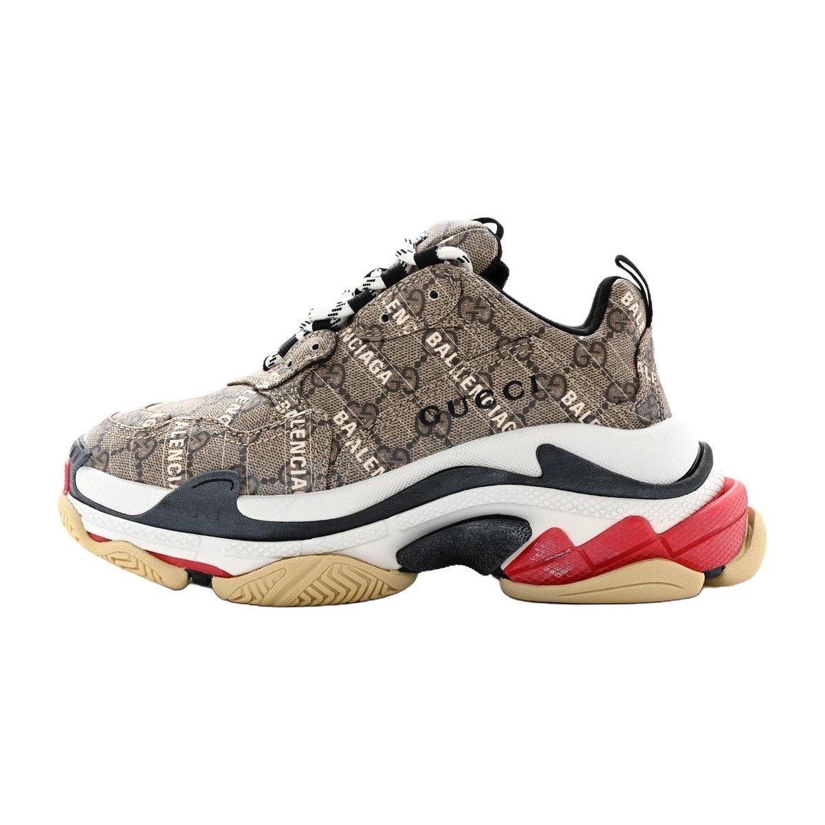 Gucci x Balenciaga Triple S Brown