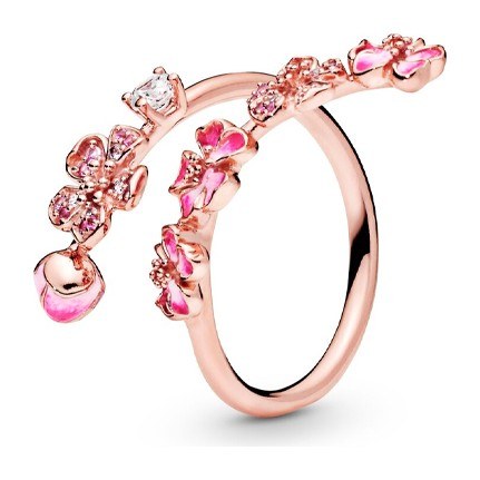 Pandora Pink Peach Blossom Open Ring