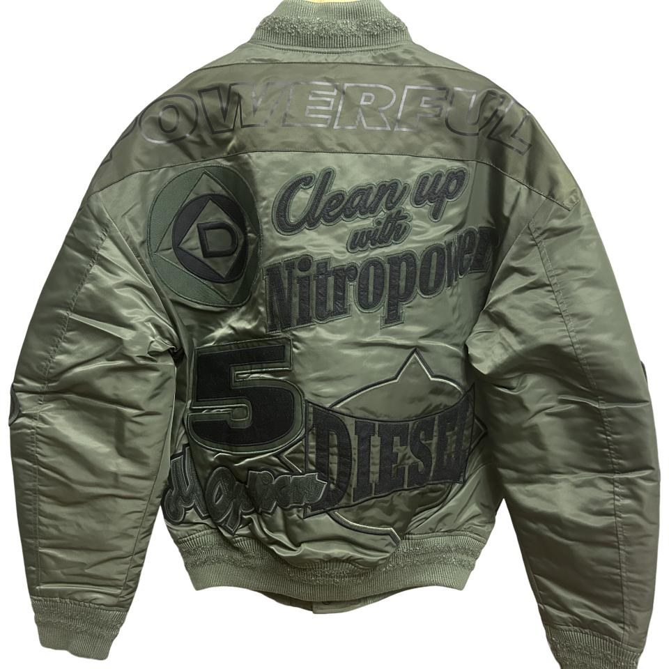 Diesel Bomber Jacket Military Green