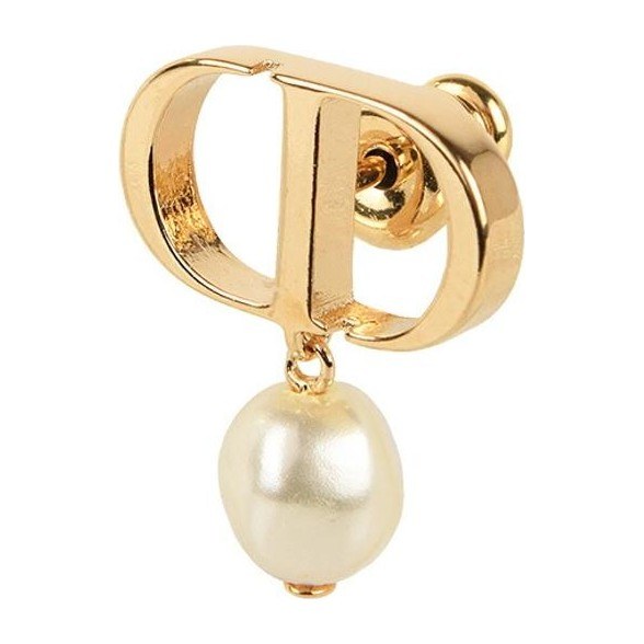 DIOR PETIT CD Metal Earrings Gold