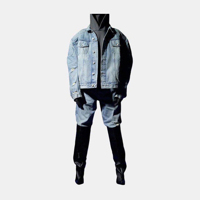 YEEZY x Gap x Balenciaga Denim Jacket Blue