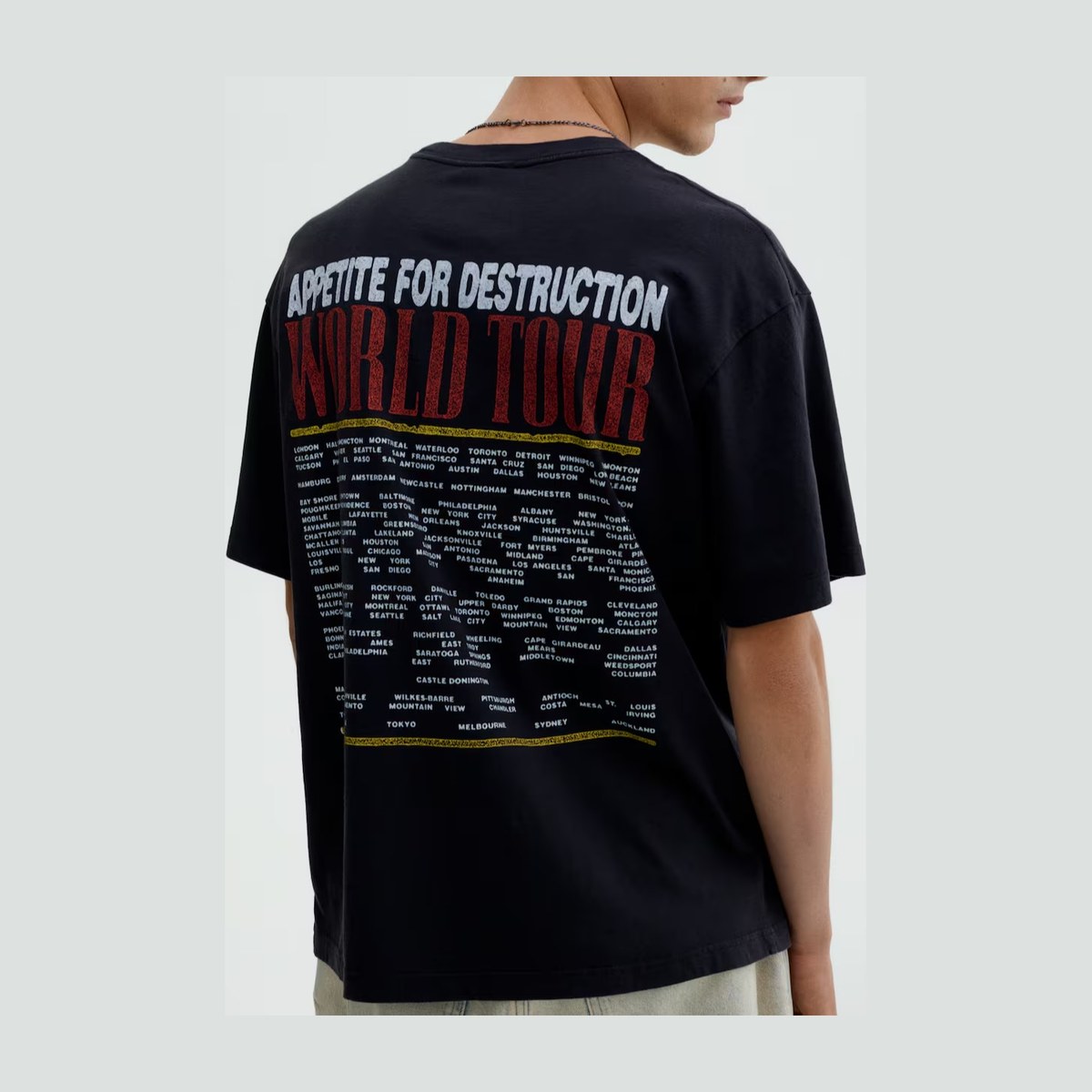 H&M Loose Fit Retro Skull Tee