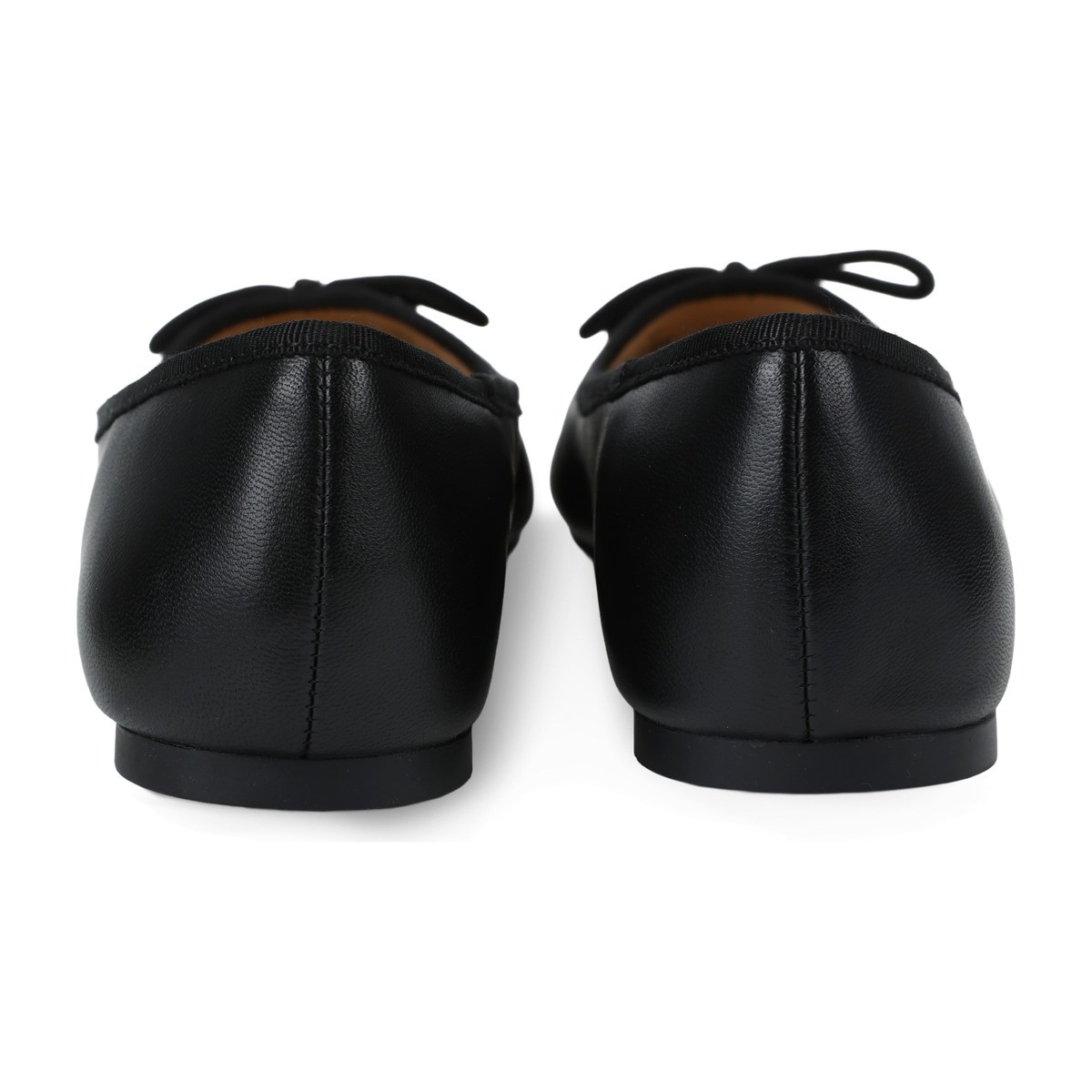 Coach Leather Slip-On Ballet Flat Black