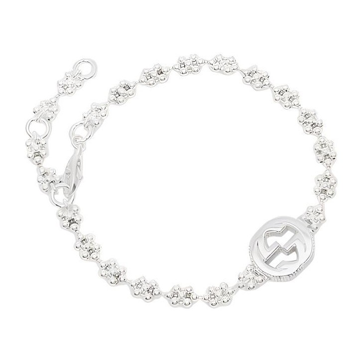 Gucci Interlocking G Silver Bracelet