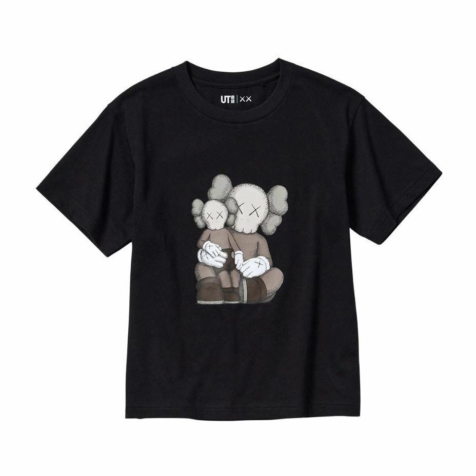 UNIQLO x KAWS SS23 Black T-Shirt