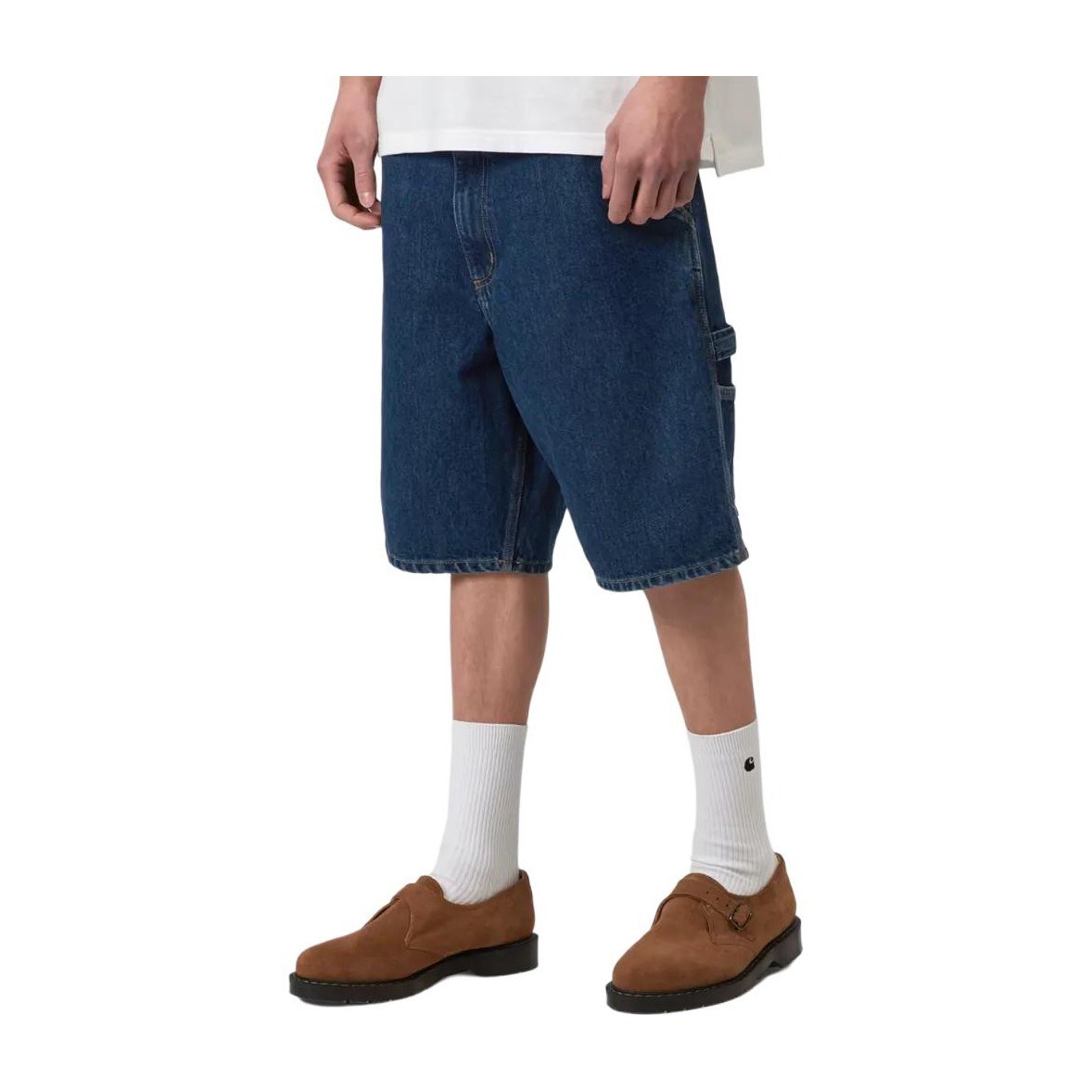 Carhartt WIP SS23 Logo Denim Shorts