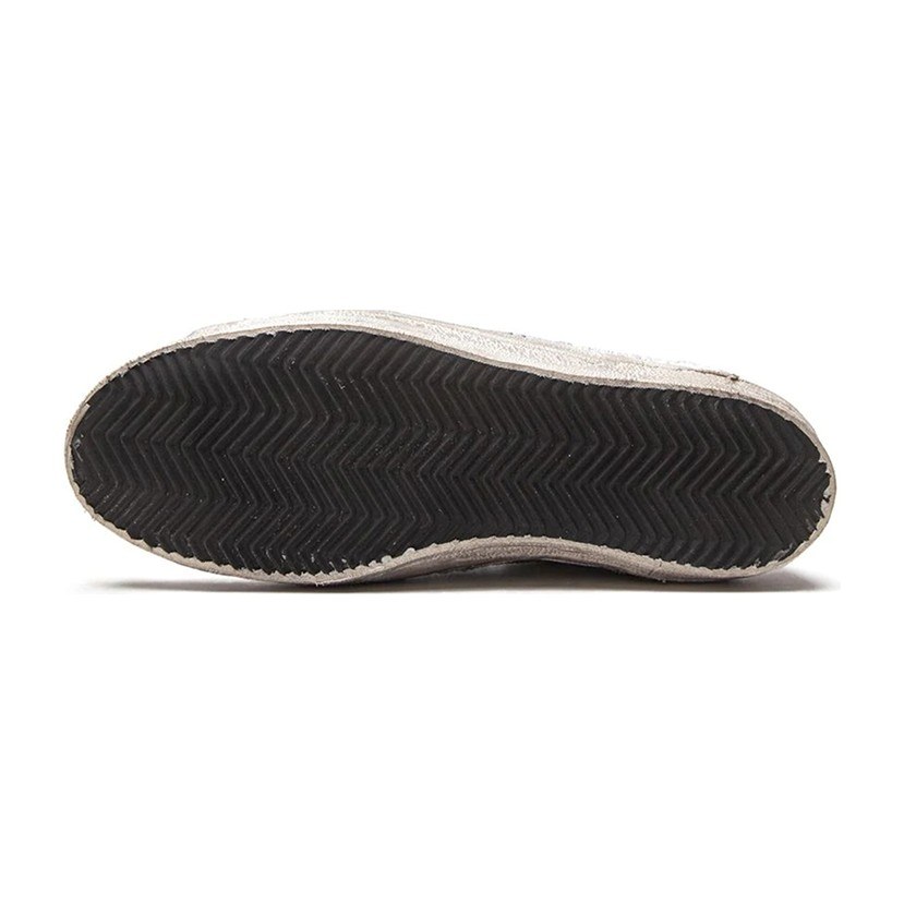 Golden Goose Super-Star Silver Distressed