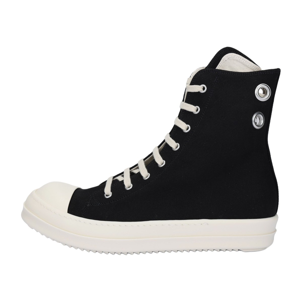 Rick Owens High-Top Sneakers Black