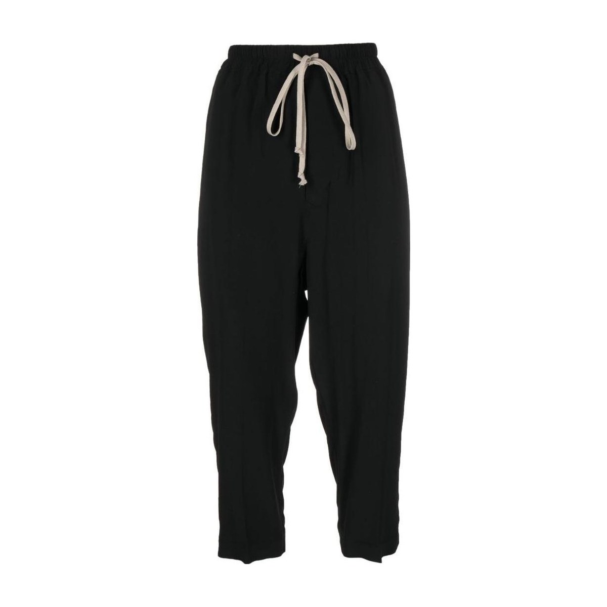 Rick Owens SS23 Drawstring High Waist Pants Black