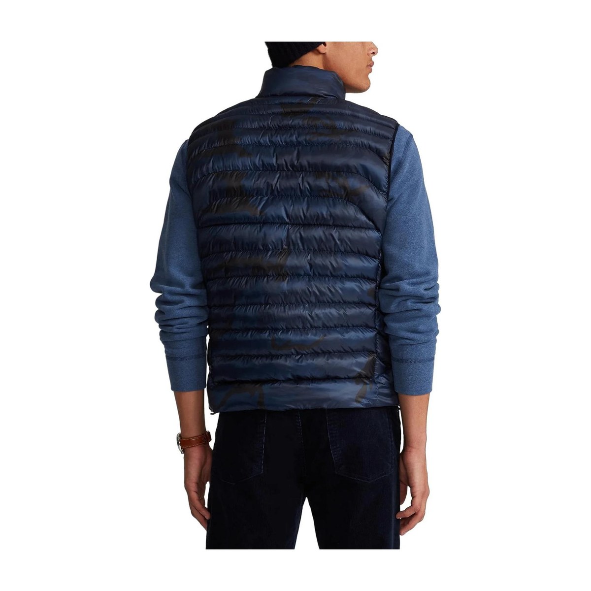 Polo Ralph Lauren Camo Zip Vest Blue