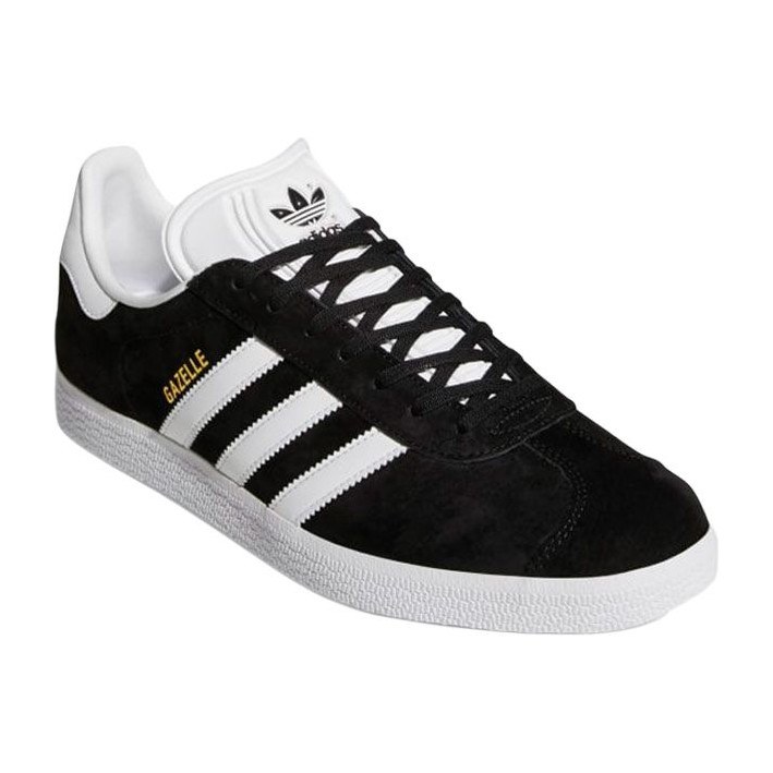 adidas Gazelle Black White Gold