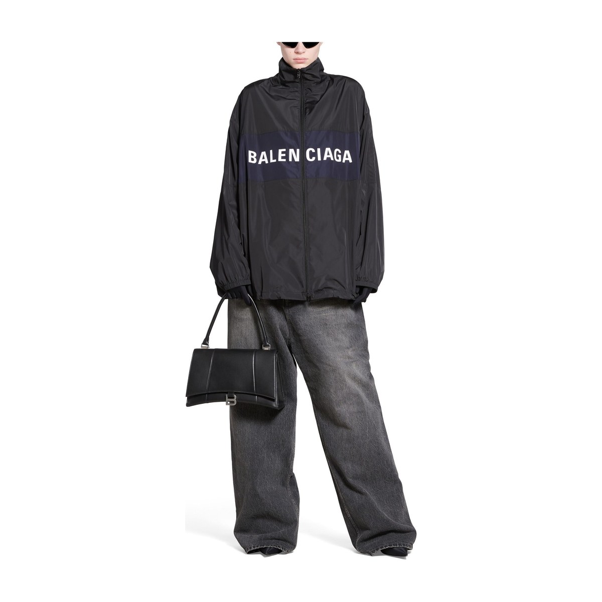 Balenciaga Zip-Up Jacket Black