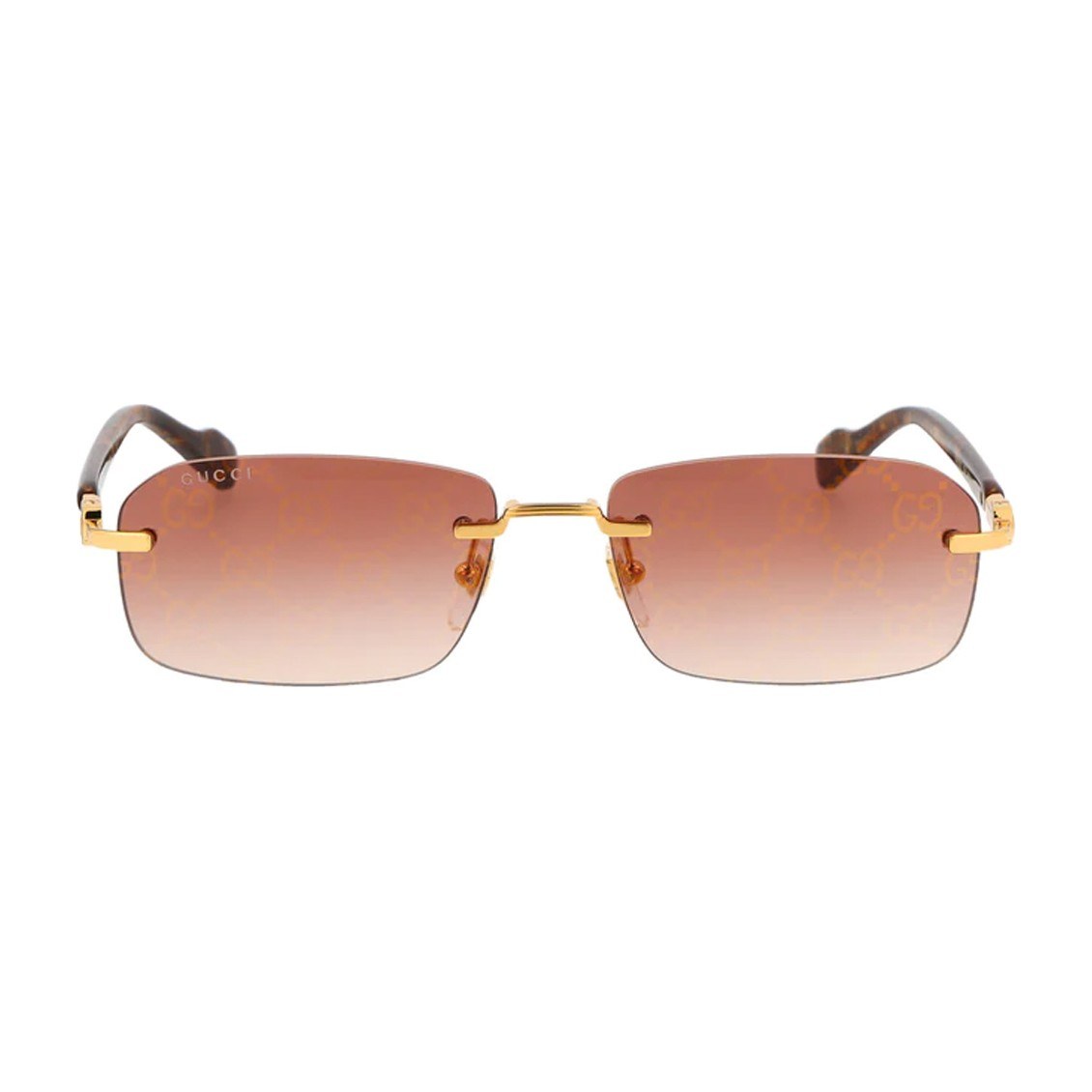 Gucci Rectangular Sunglasses Brown