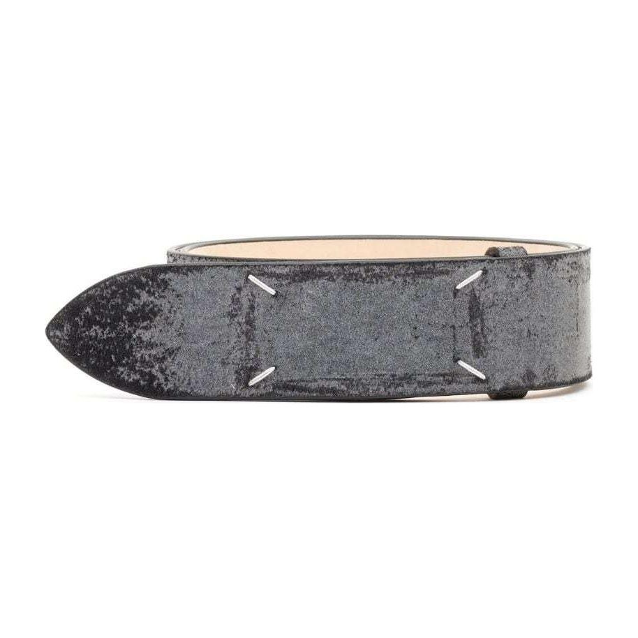 Maison Margiela Smooth Buckle Belt Gray