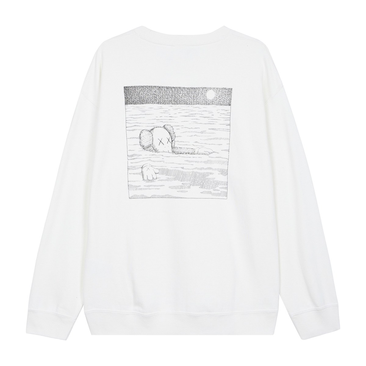 UNIQLO x Kaws SS23 Crewneck Sweater White