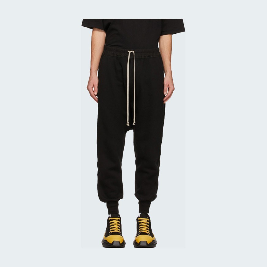 Rick Owens DRKSHDW Tapered Sweatpants Black
