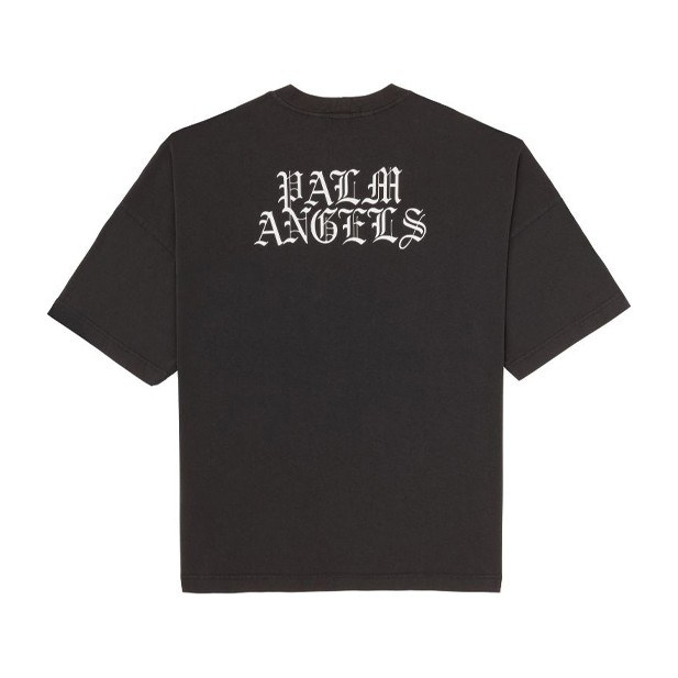 Palm Angels x Smiley SS21 T-Shirt Washed Black