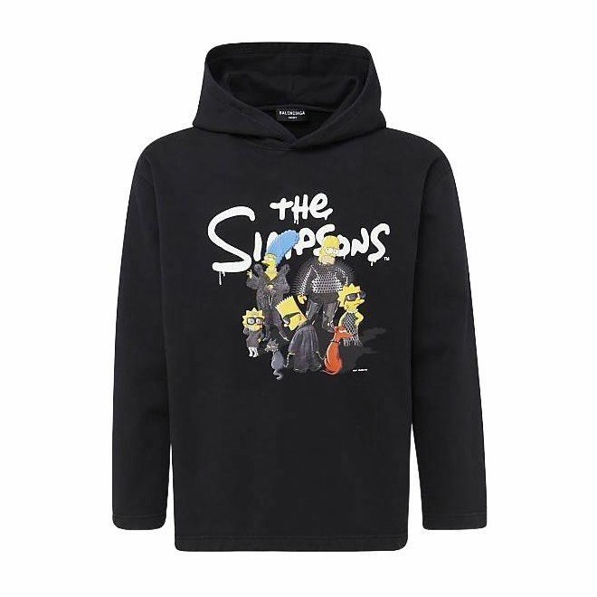 Balenciaga SS22 Hoodie Black