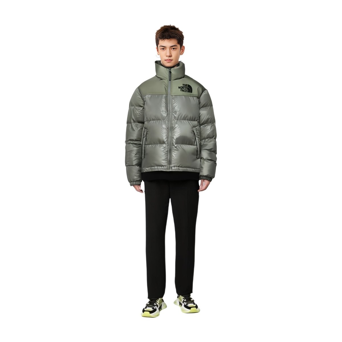 The North Face Nuptse Olive