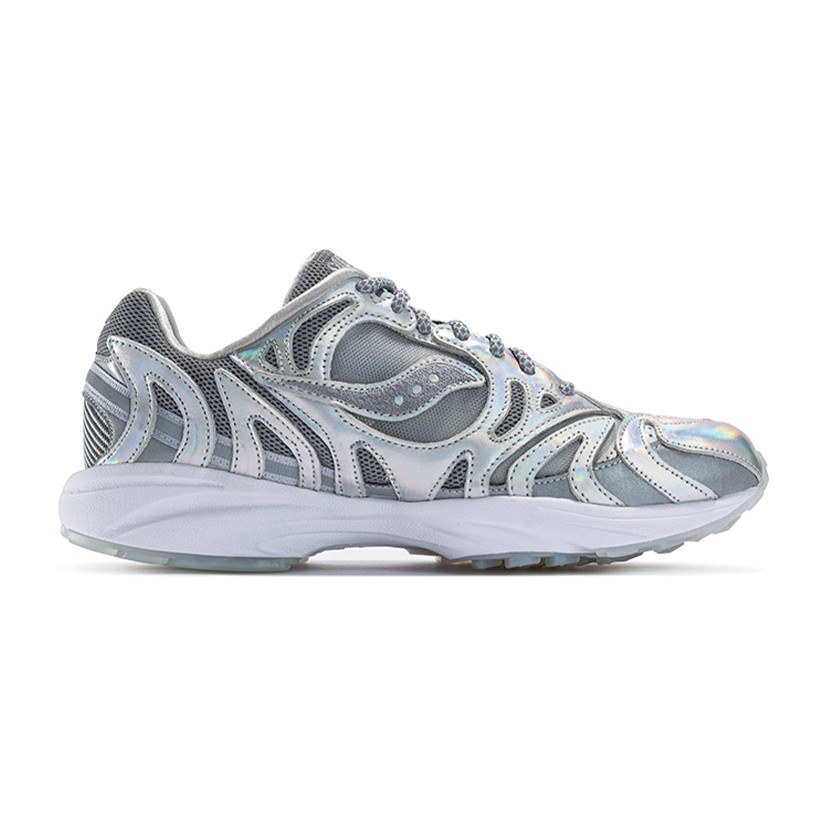 Saucony Grid Azura 2000 White Silver Rainbow