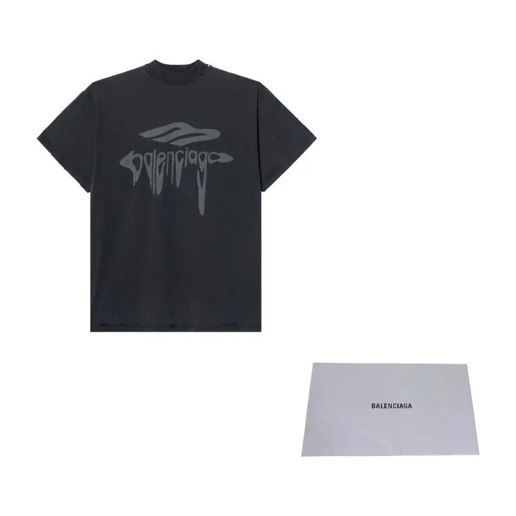 Balenciaga FW24 Coal Grey Tee