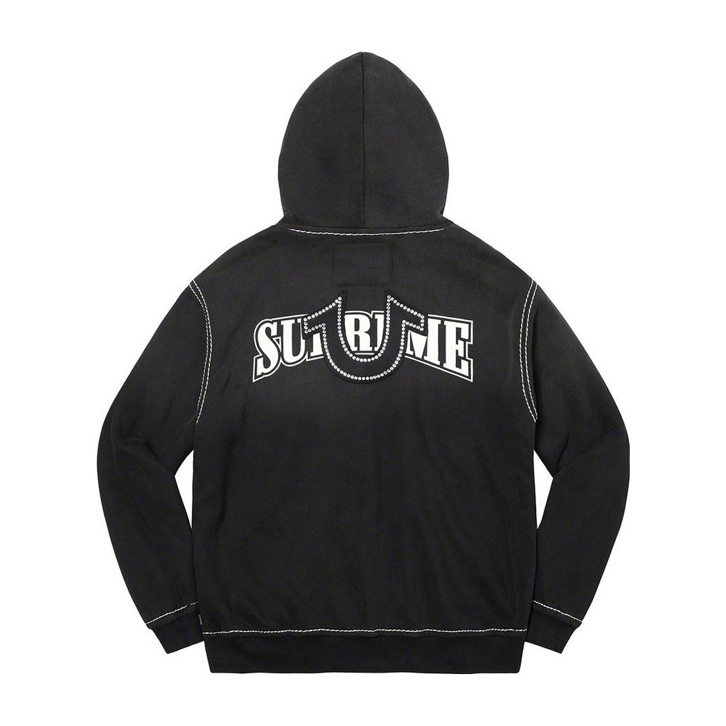 Supreme x True Religion Zip Up Hooded Sweatshirt