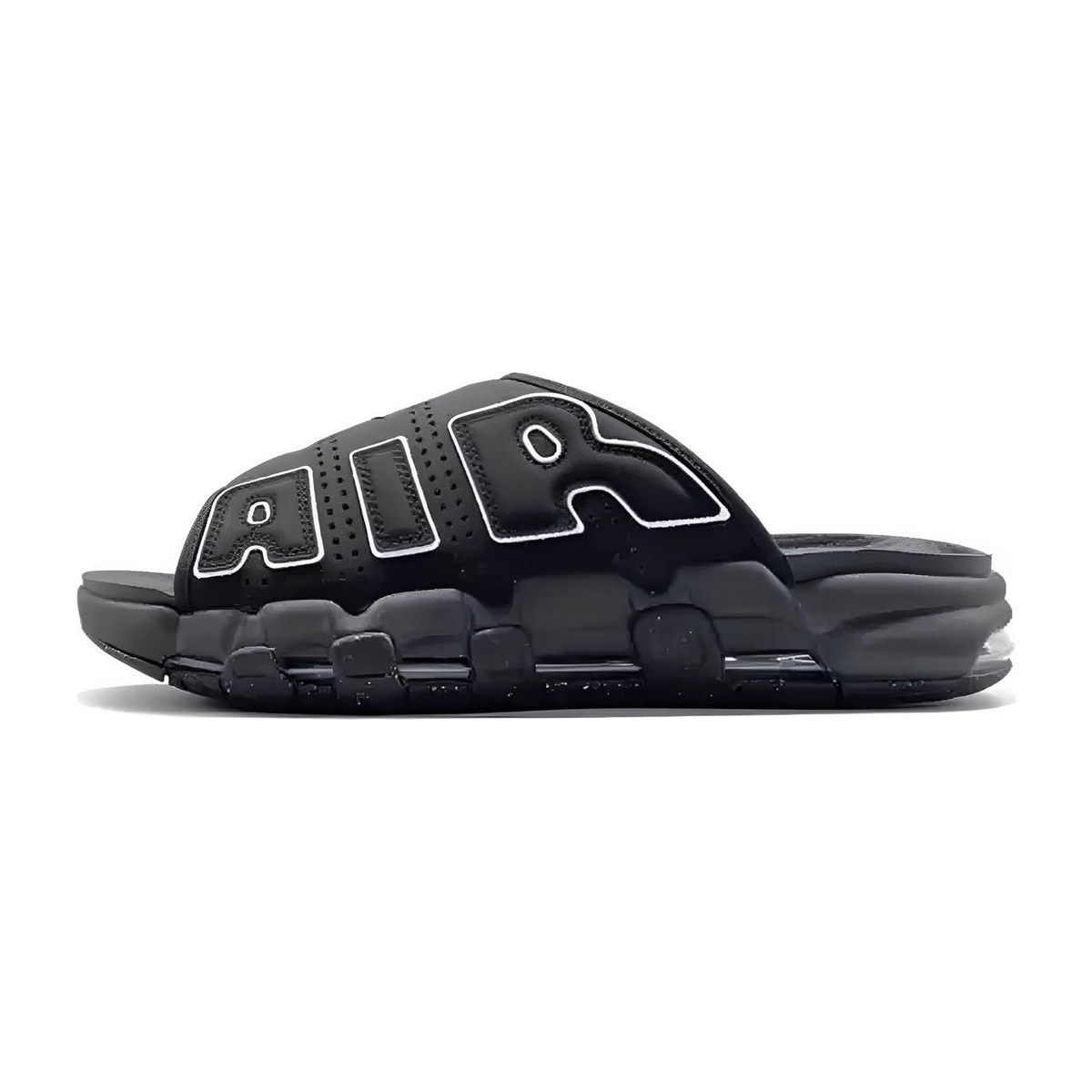 Nike Air More Uptempo Slide Black