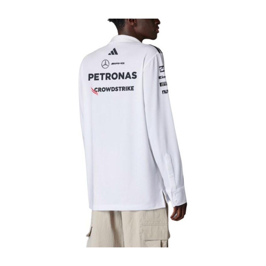 adidas x Mercedes-AMG Petronas F1 Team SS25 Polo Shirt White/Black