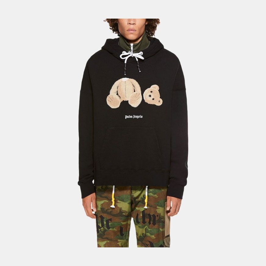 Palm Angels Classic Cartoon Hoodie Black