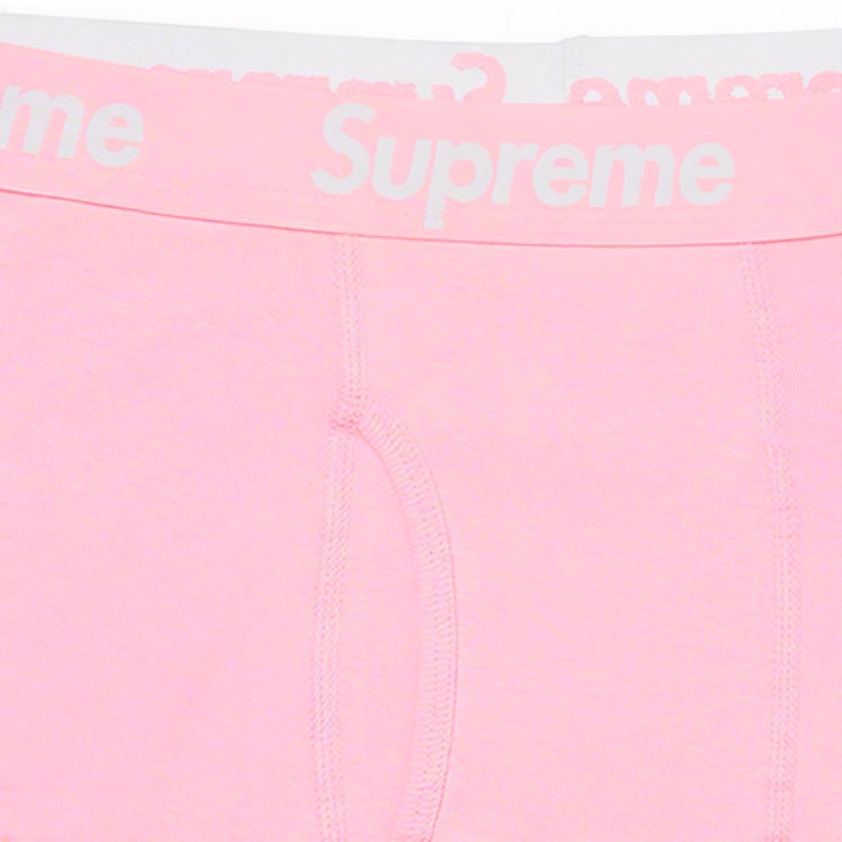 Supreme x Hanes Boxer Briefs Pink