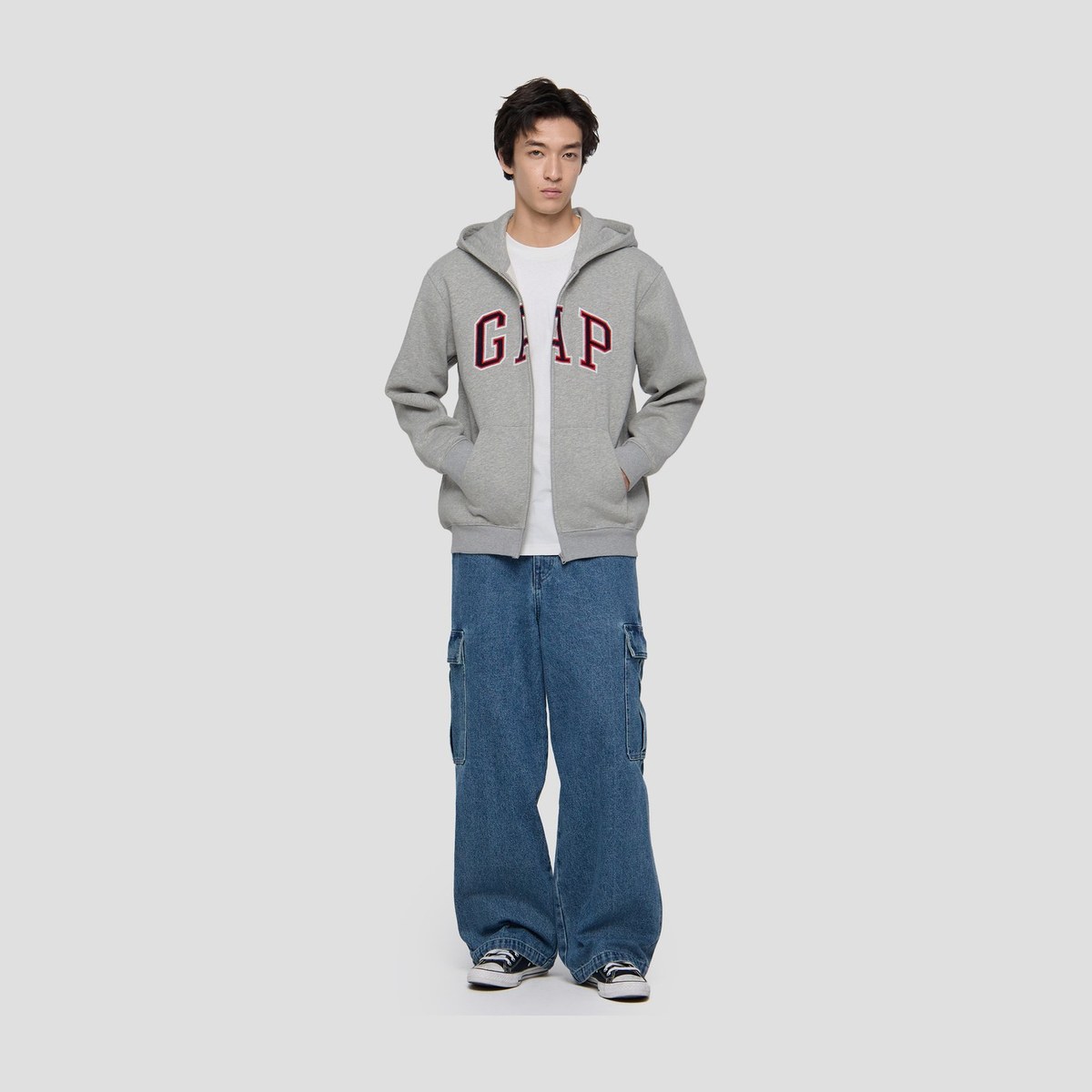GAP Logo Zip Hoodie