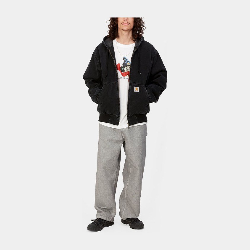 Carhartt WIP Active Jacket Stonewashed Black