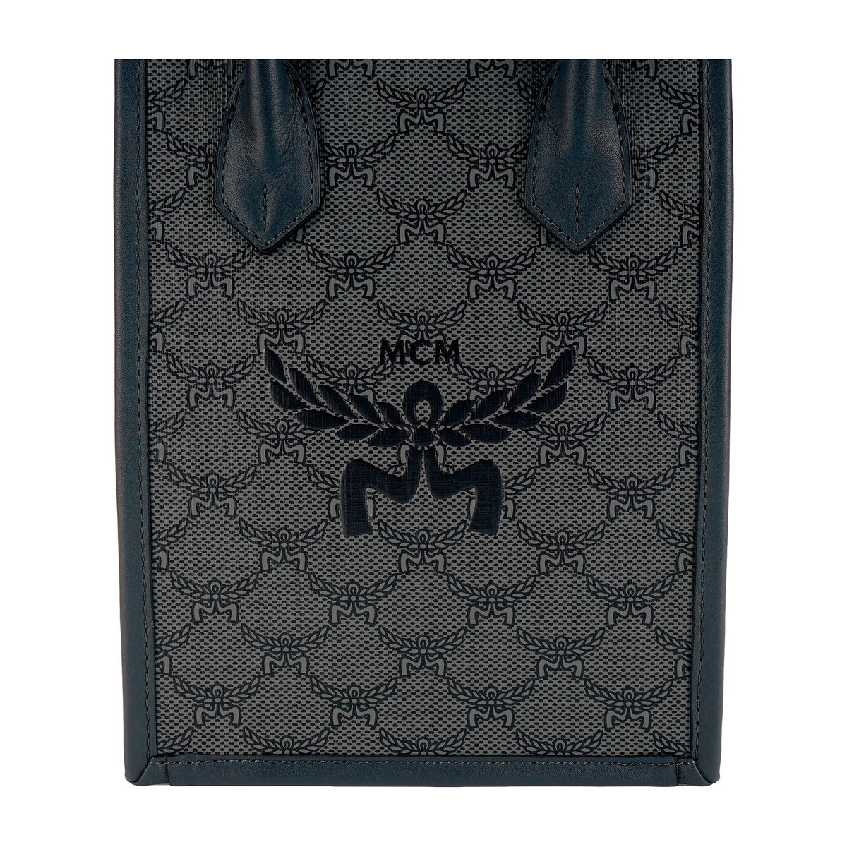 MCM Himmel Lauretus AW24 Tote Bag Deep Grey