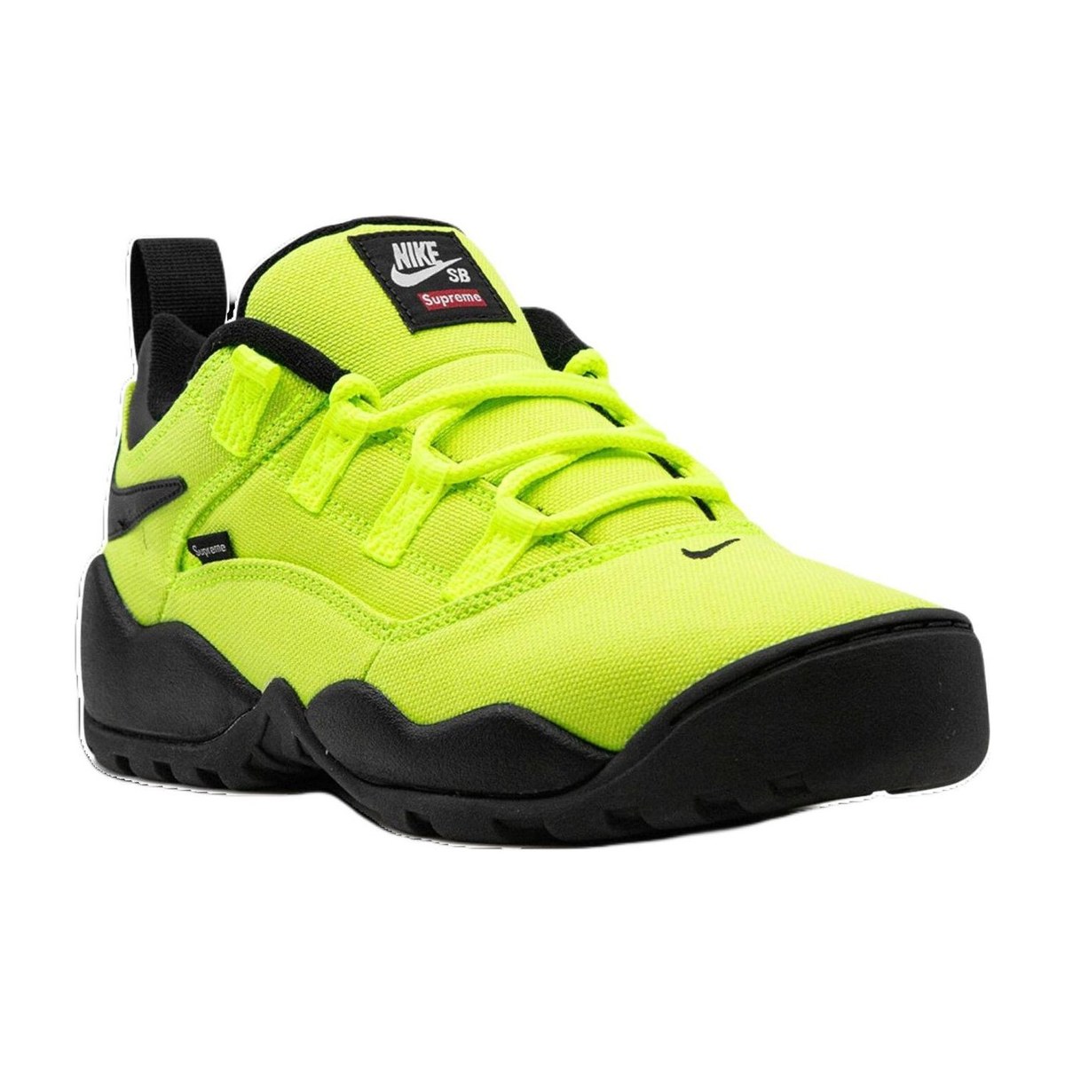 Supreme x Nike SB Darwin Low Fluorescent Green