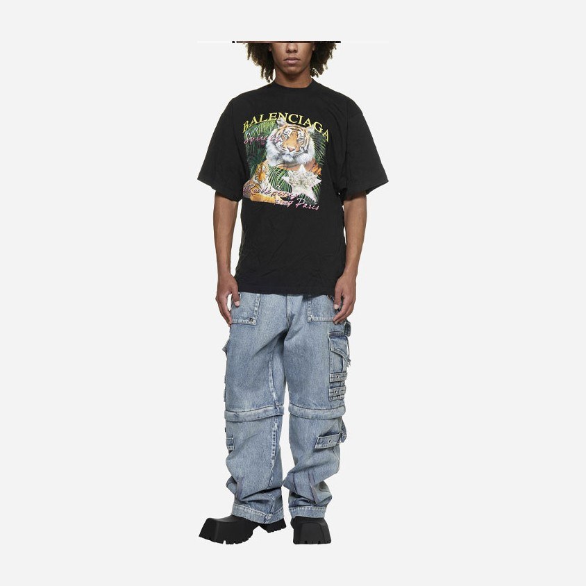 Balenciaga SS22 Tiger Print T-Shirt
