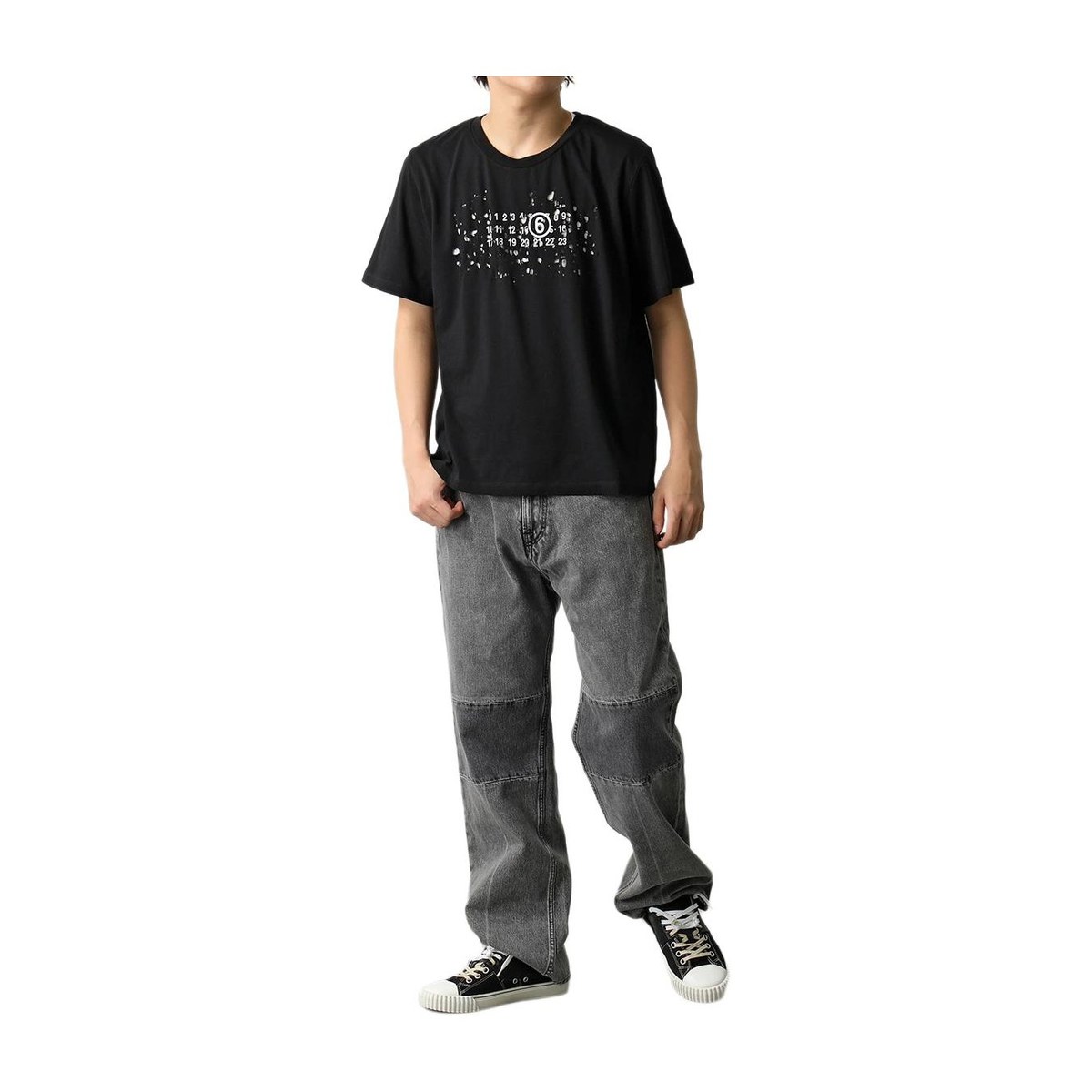 MM6 Maison Margiela SS23 Black T-Shirt