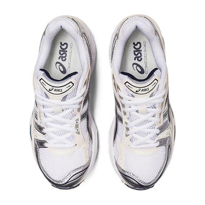 Asics Gel-Kayano 14 White Black Silver