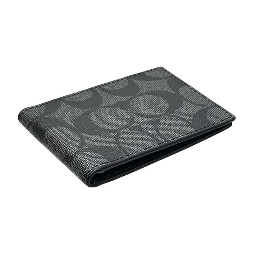 COACH Billfold Wallet 10 Black