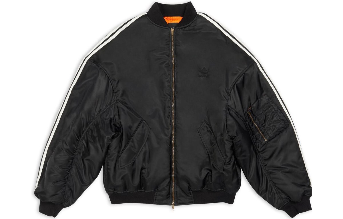 Balenciaga x Adidas FW22 Striped Zip Jacket