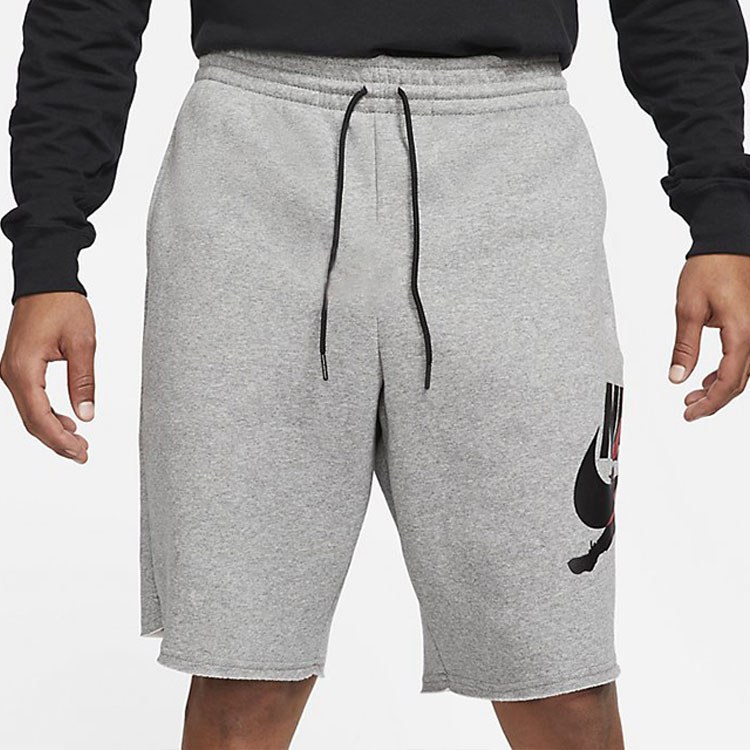 Air Jordan Jumpman Logo Knit Shorts Grey
