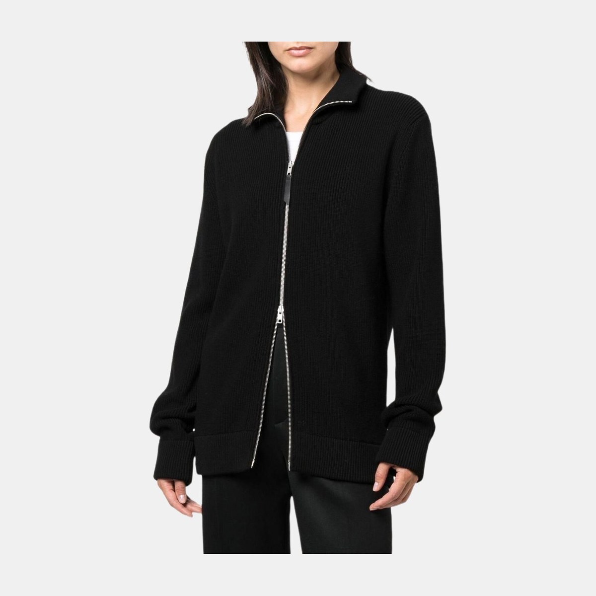 Maison Margiela Obsidian Black Cardigan