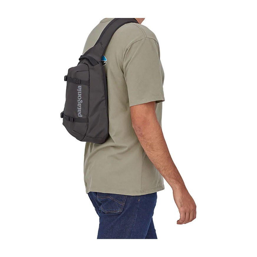 Patagonia Atom 8 Logo Sling Bag Black