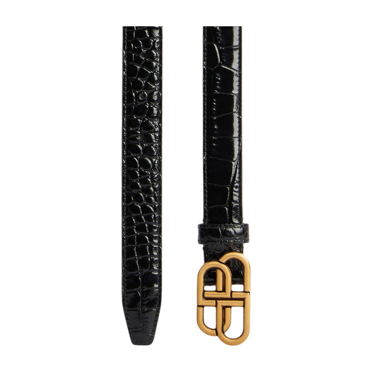 Balenciaga BB Smooth Buckle Belt