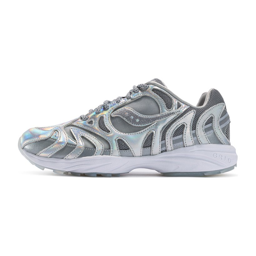 Saucony Grid Azura 2000 White Silver Rainbow