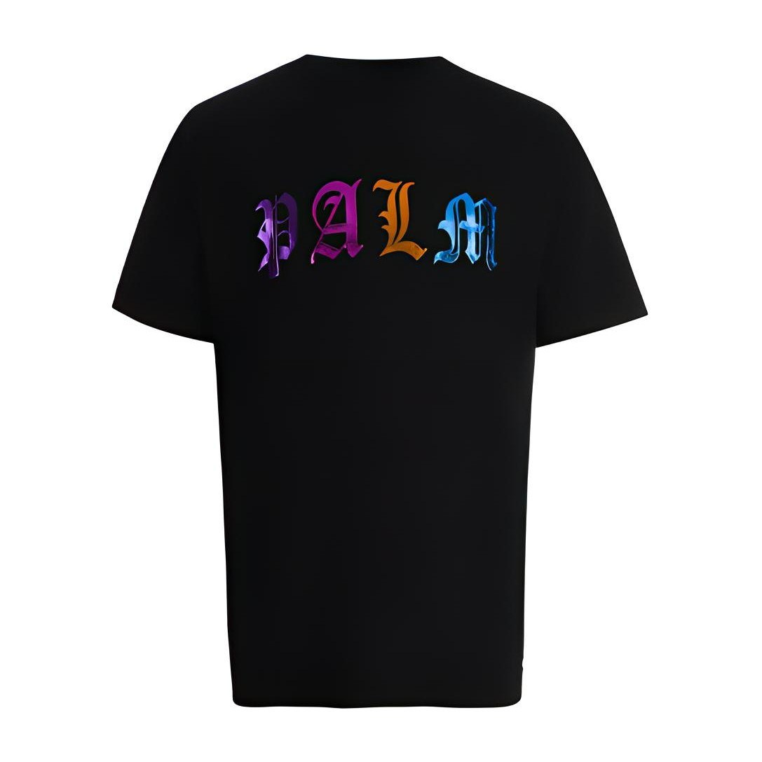 Palm Angels Gothic Logo T-Shirt Black