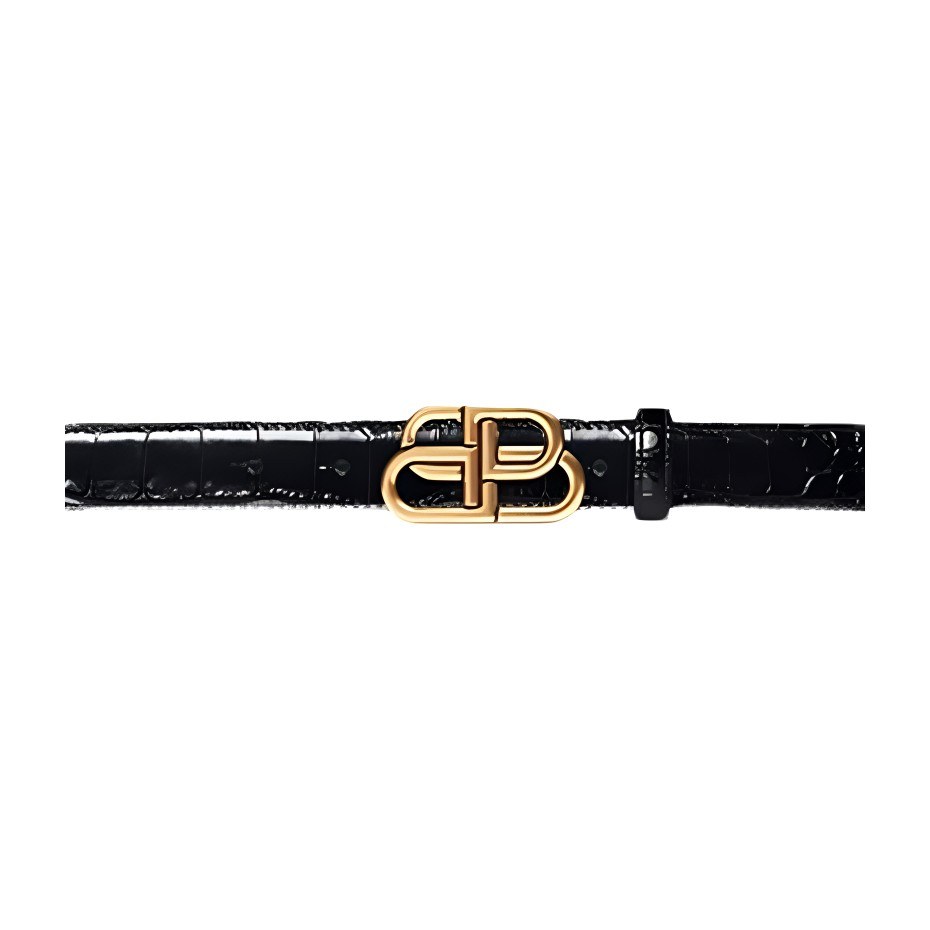 Balenciaga BB Smooth Buckle Belt