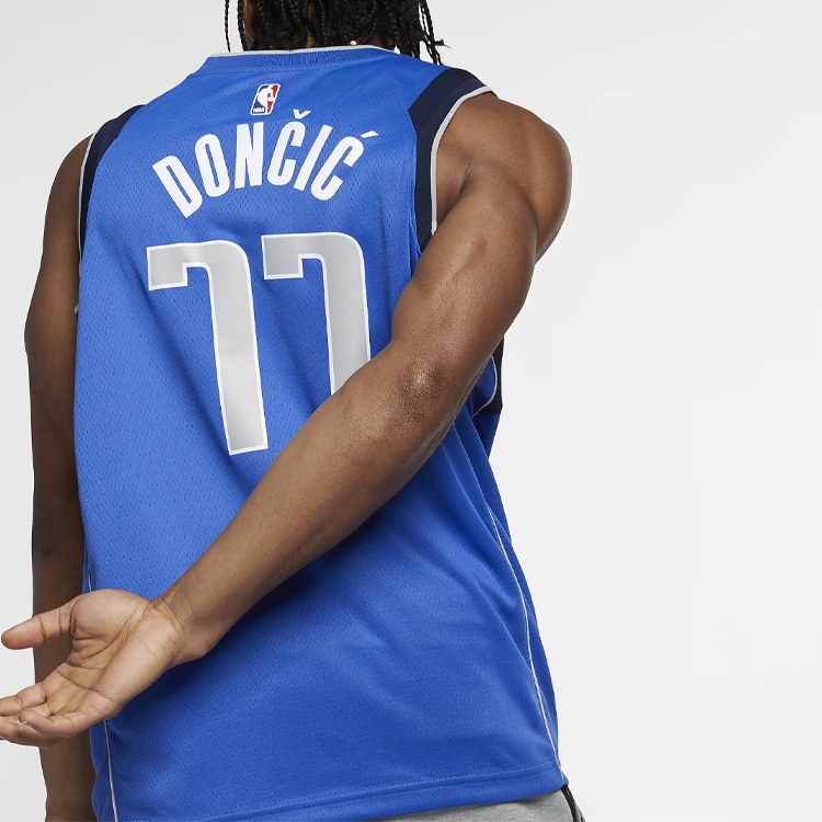 Nike NBA Jersey Luka Doncic Mavericks 77 Blue