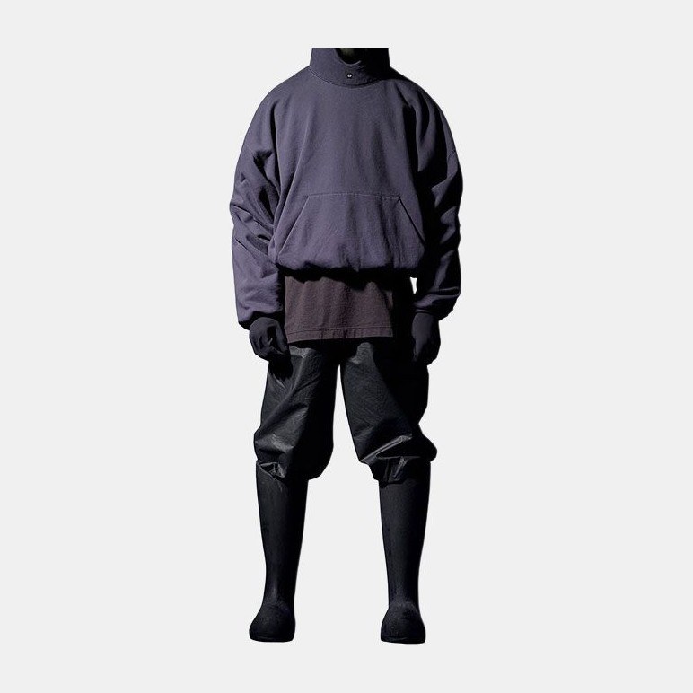 YEEZY x Gap x Balenciaga Logo Hoodie Black