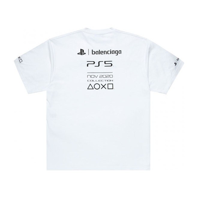 Balenciaga x PlayStation PS5 T-Shirt White