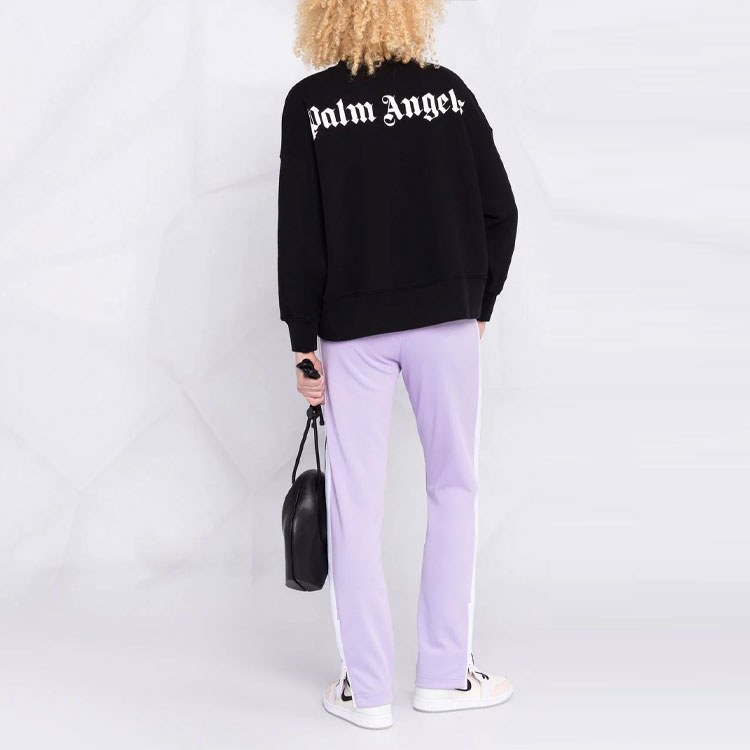 Palm Angels Logo Long Sleeve Sweatshirt